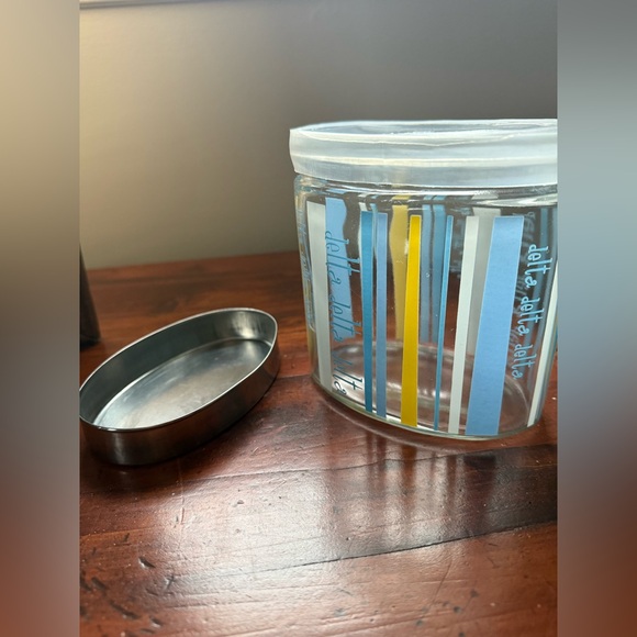 Tri Delta Glass Jar with Lid - Picture 2 of 3